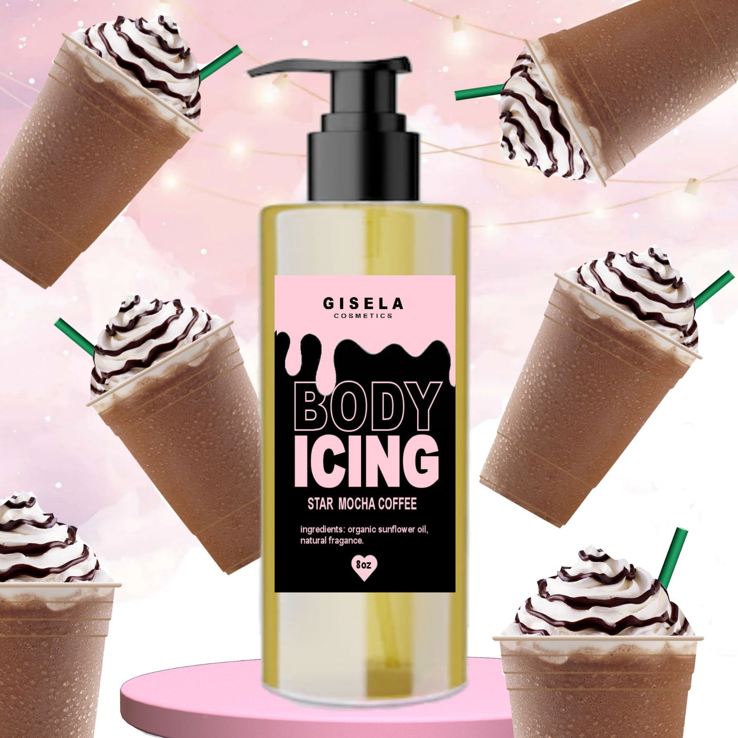 Star Mocha Coffee ┃ Body Icing