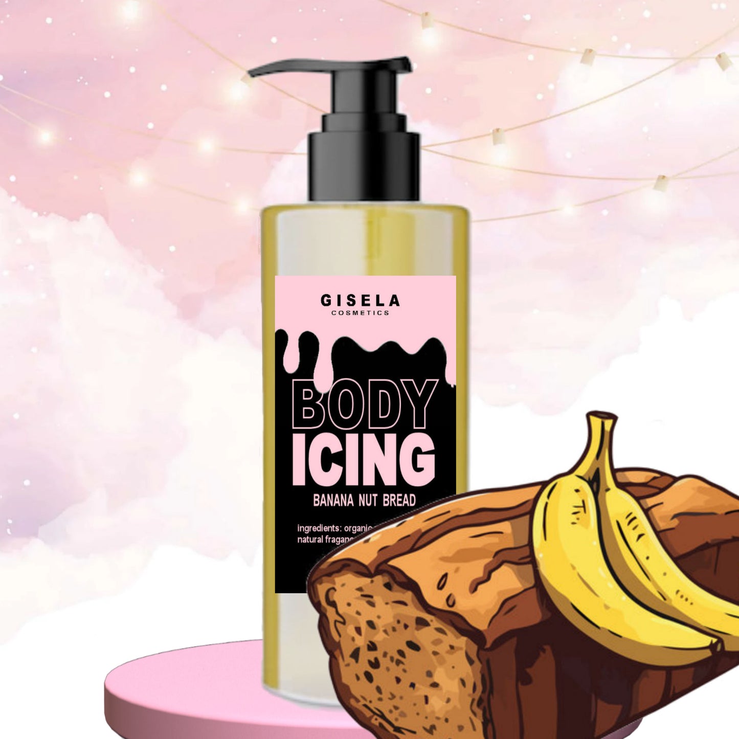 Banana Nut Bread┃ Body Icing