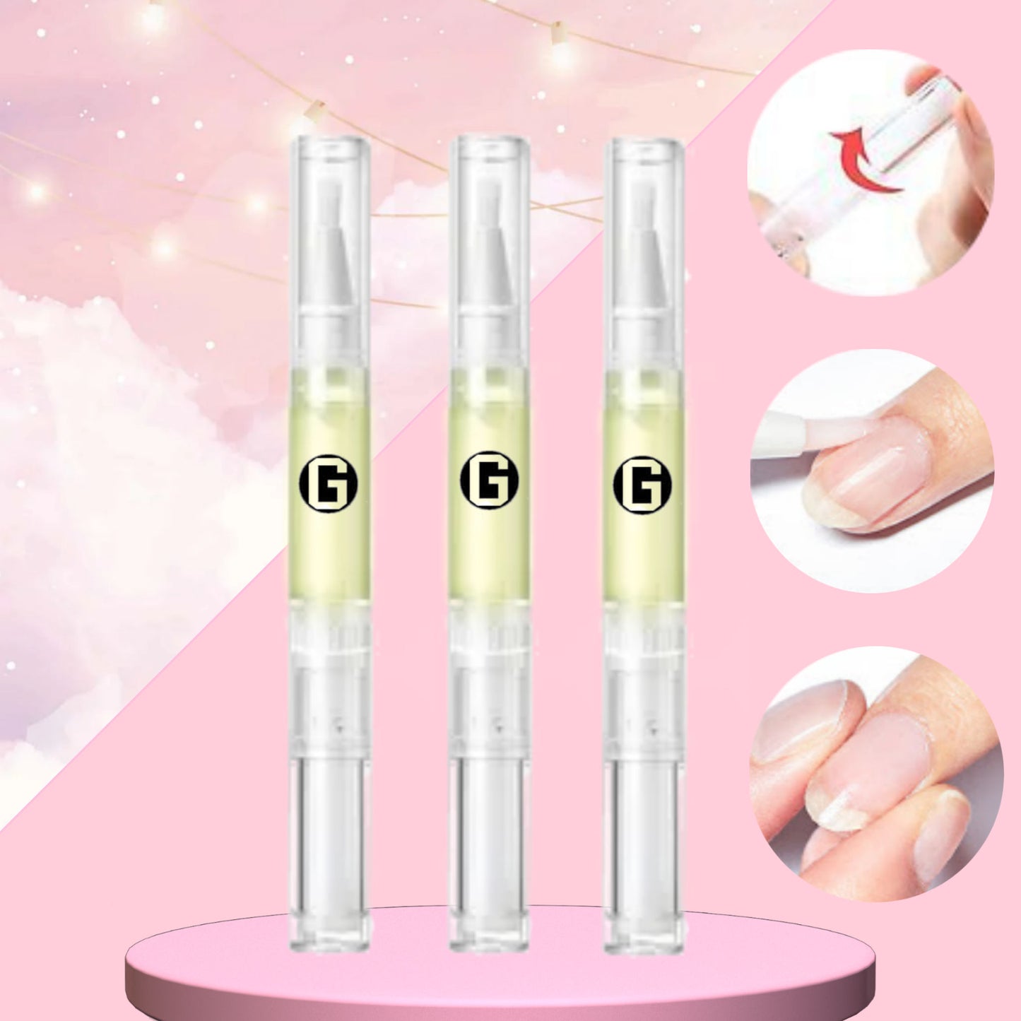 Cuticle Oil Pen┃Nail Growth Oil Pen┃Hydrating Nail Growth Oil Pen┃Repair Nail Oil Pen by Gisela Cosmetics