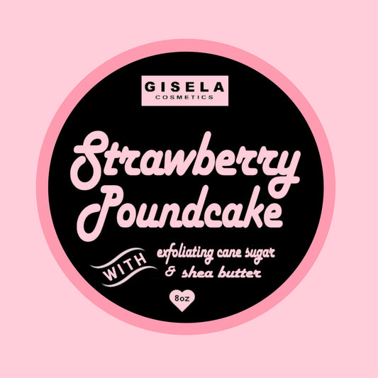 Strawberry Poundcake┃ Exfoliating Body Scrub