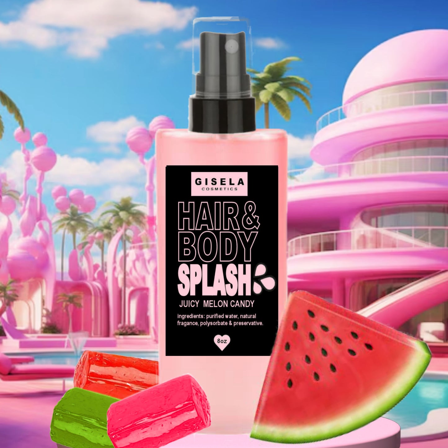 Juicy Melon Candy ┃ Hair & Body Splash