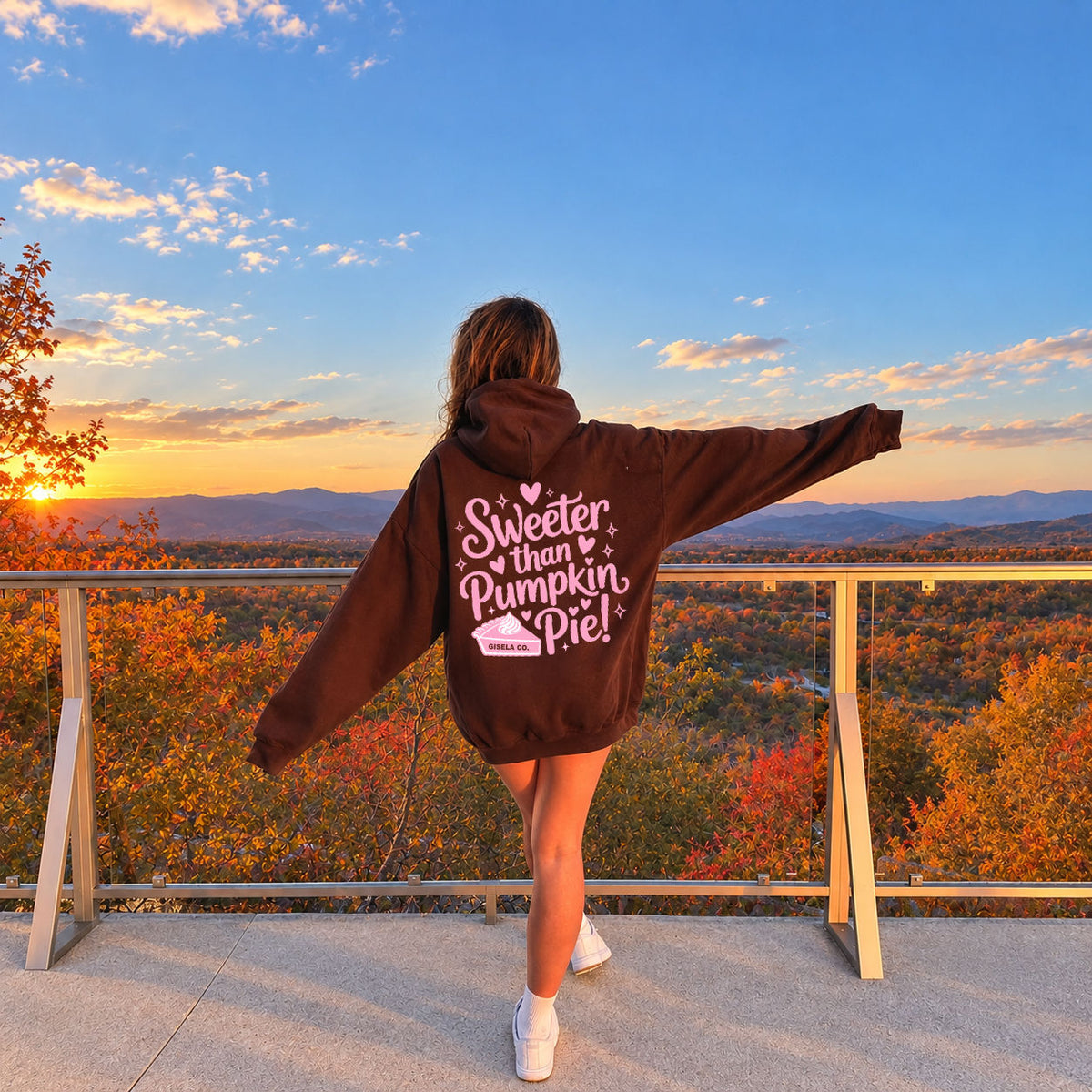 SWEETER THAN PUMPKIN PIE | FALL HOODIE