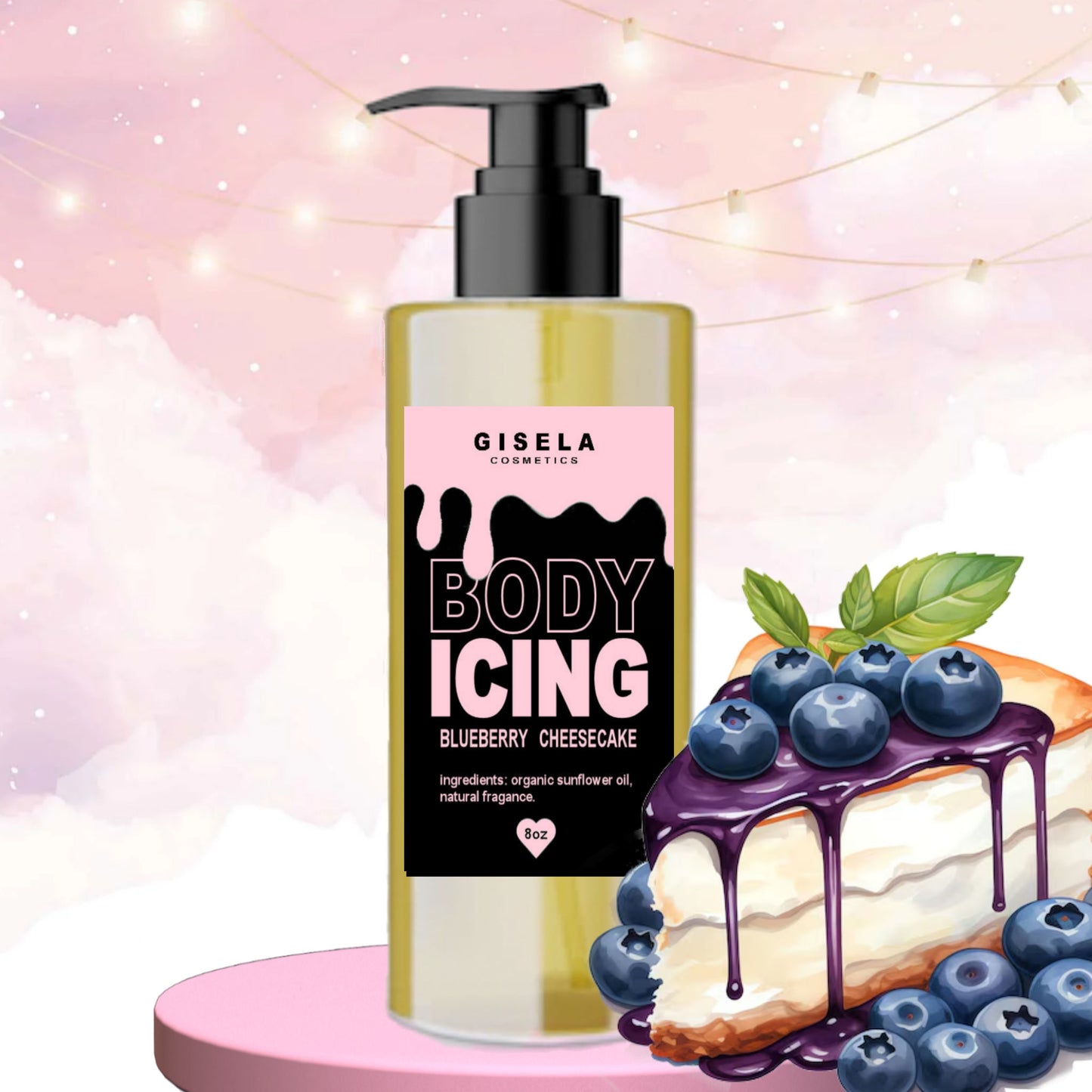 Blueberry Cheesecake┃ Body Icing